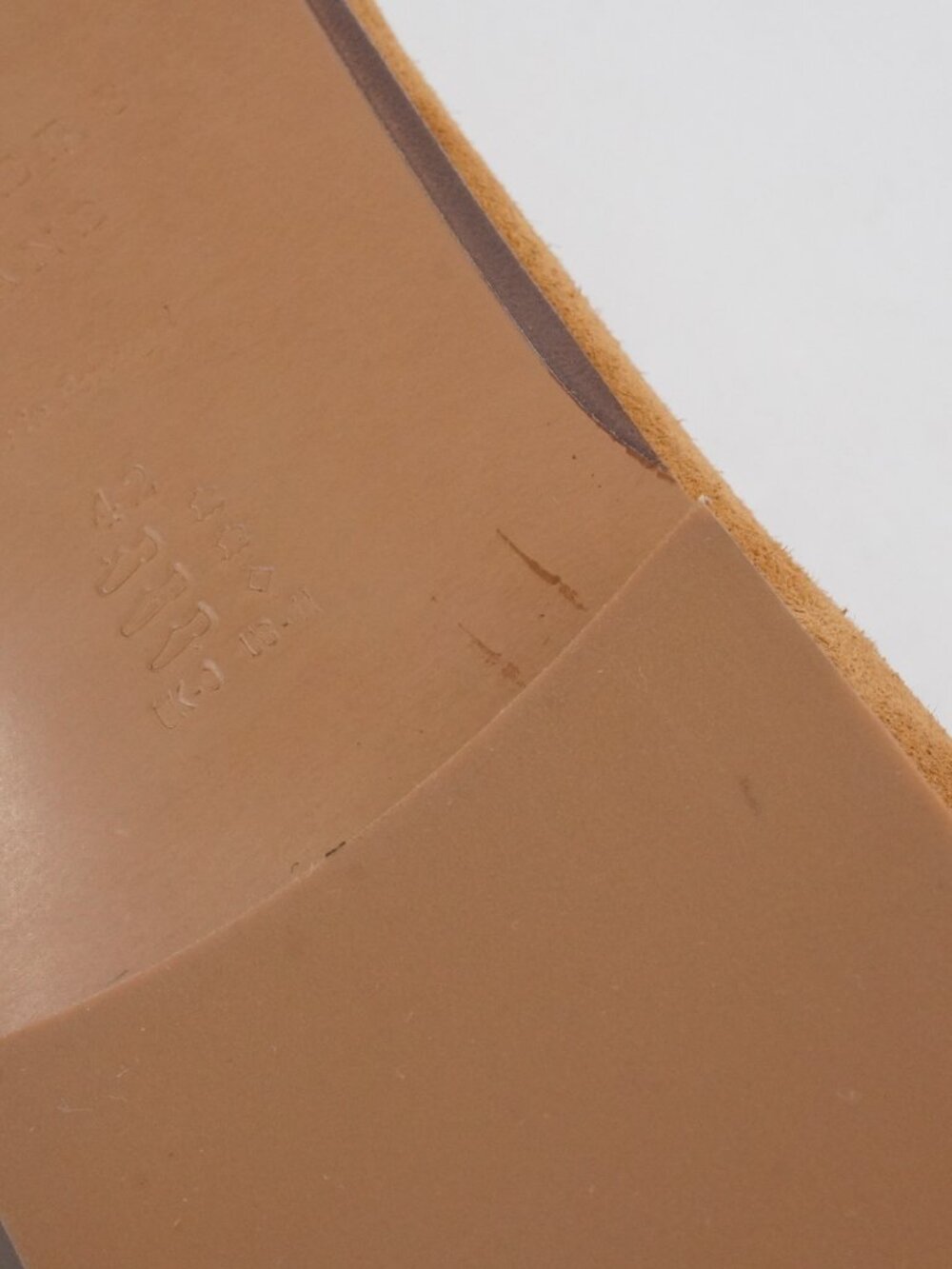 Sezane Agathe Low Ballerinas Ballet Flats in Hazelnut Suede Leather - US Size 11 - Picture 9 of 12